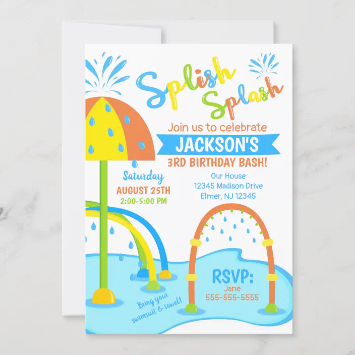 Birthday invitation Pads 
