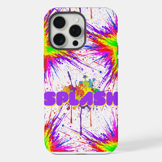 splash paint iphone case (Back)