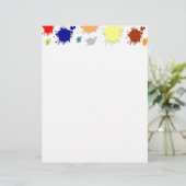 Splash Paint Letterhead (Standing Front)