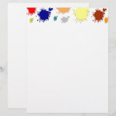 Splash Paint Letterhead (Front/Back)