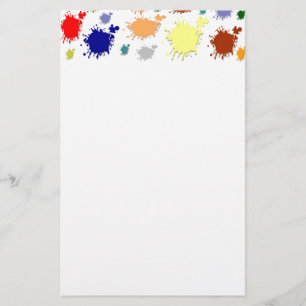 Splash Paint Stationery