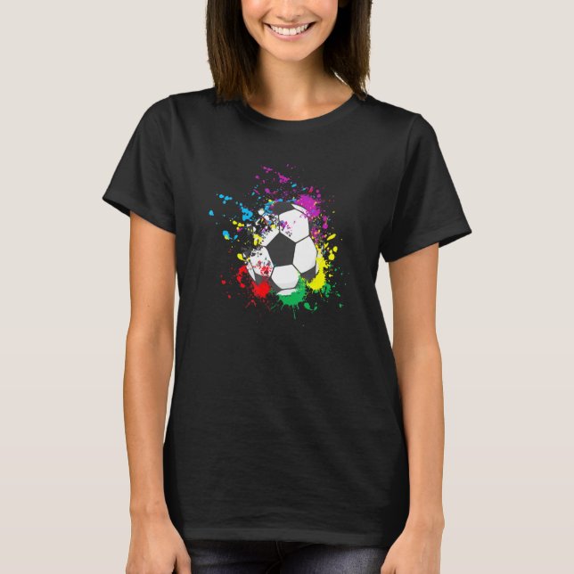Splash Soccer Ball T-Shirt (Front)