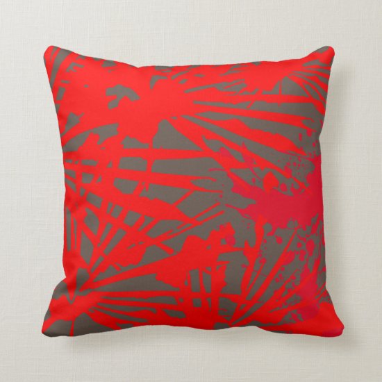 Splash spill throw pillow