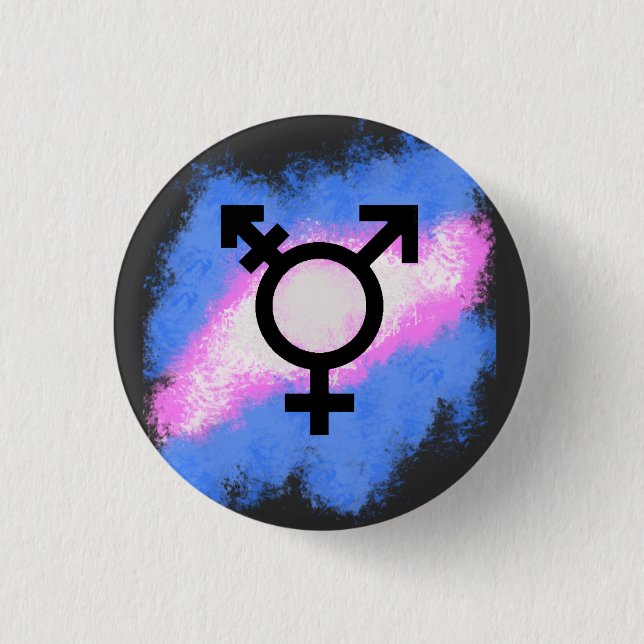 Splash Trans flag Button (Front)
