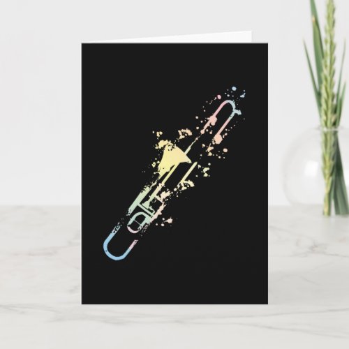 Splash Trombone Card