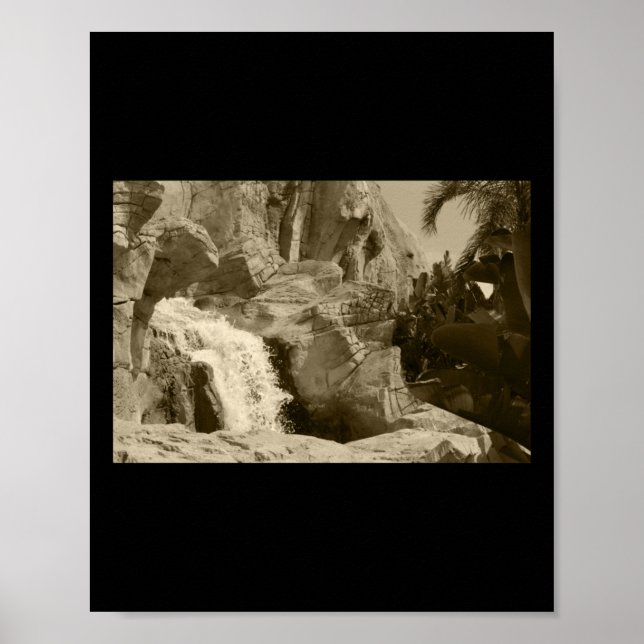 Splash Water Feature Benidorm Tint Sticker  Poster (Front)