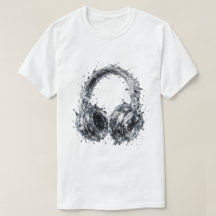 Splash Water Headphones Fluid Audio Music Art