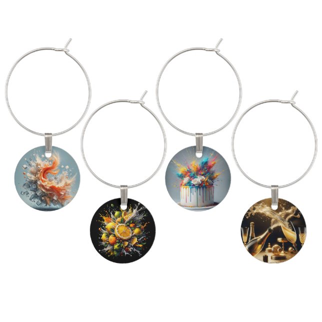 Splash Wine Charm (Staggered)