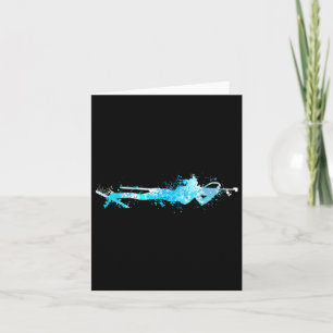 Splash Wintersport Biathlon Lying Biathlete Card
