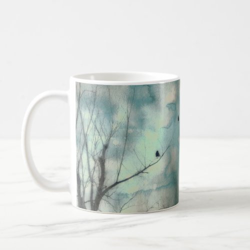 Splashed Crows Coffee Mug