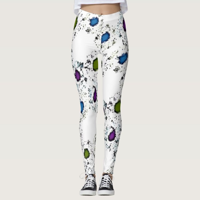 Splashes of Color Leggings (Front)