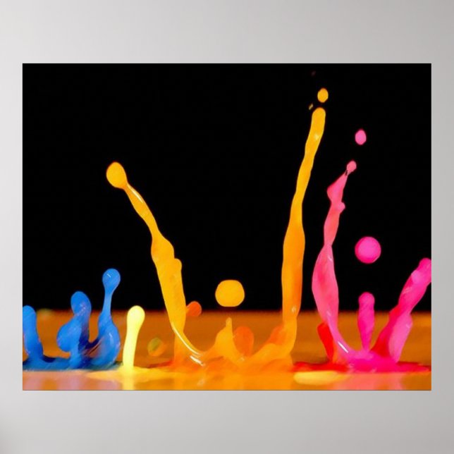 Splashes of Color Poster (Front)