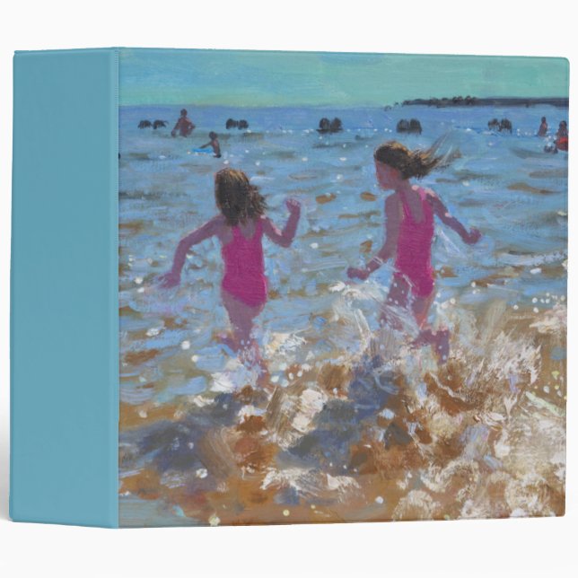 Splashing in the sea Clacton. 2014 3 Ring Binder (Front/Spine)