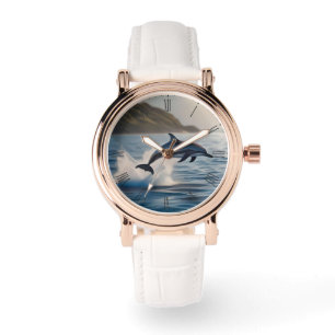 Splashing Leaping Dolphin: A Dance of Joy in Ocean Watch