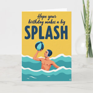 Splashy Birthday Card