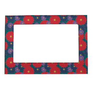 Splashy Fall Floral Magnetic Frame