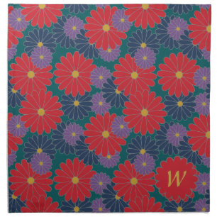 Splashy Fall Floral Napkin