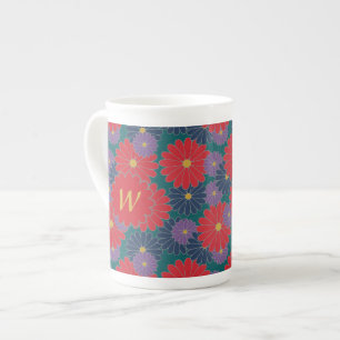 Splashy Fall Floral Specialty Mug