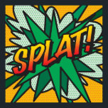 SPLAT Comic Book Pop Art Modern Retro Fun Poster<br><div class="desc">SPLAT Comic Book Pop Art Modern Retro Fun</div>
