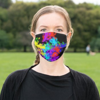 Splat! Face Mask by Mindgoop at Zazzle