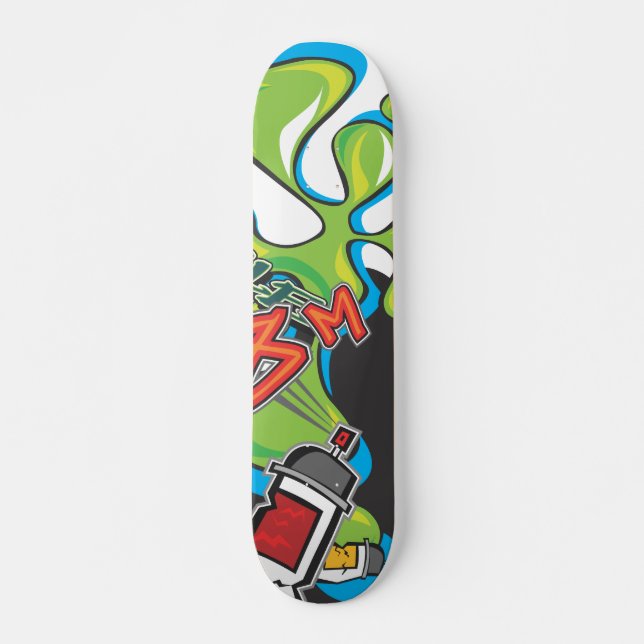 Splat Graffiti Skateboard Deck (Front)