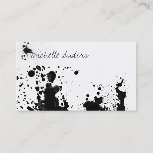 Splat ii business card template