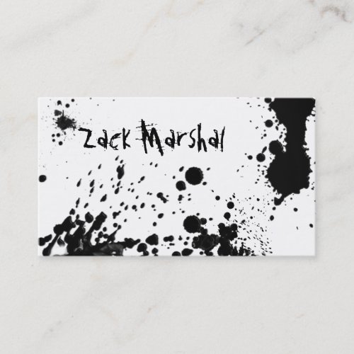 Splat iv business card