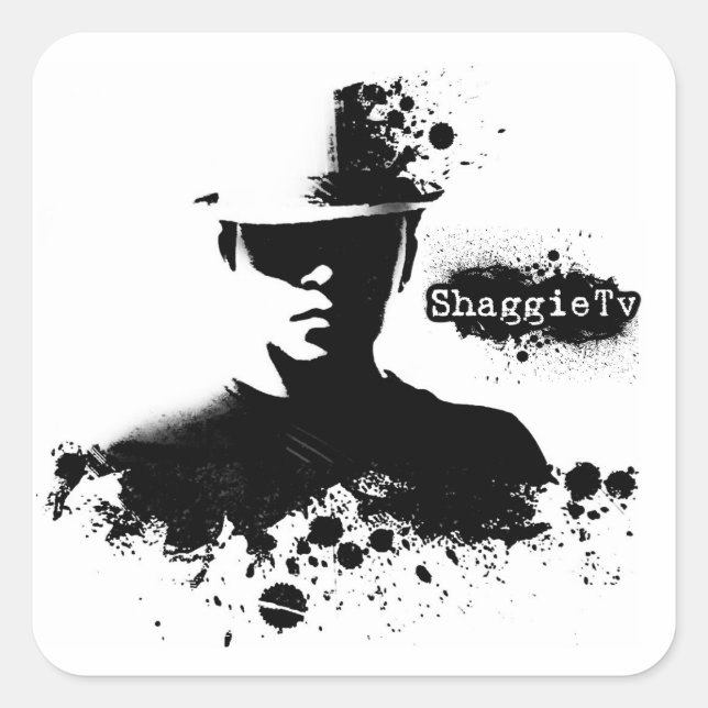 SPLAT ShaggieTv Sticker (square) (Front)