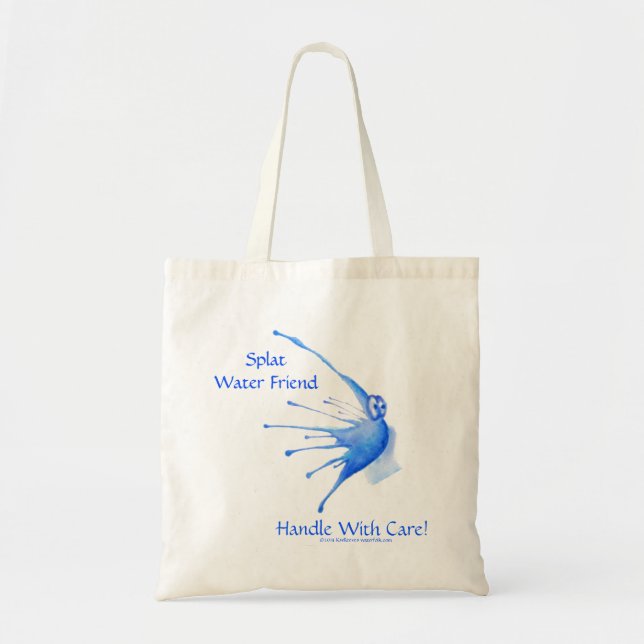 Splat, Water Friend from waterfolk.com Tote (Front)