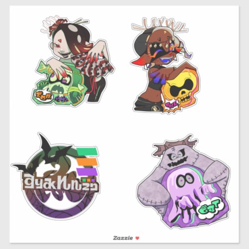 splatoween sticker pack