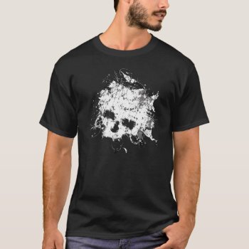 Splatskull T Shirt by clonecire at Zazzle