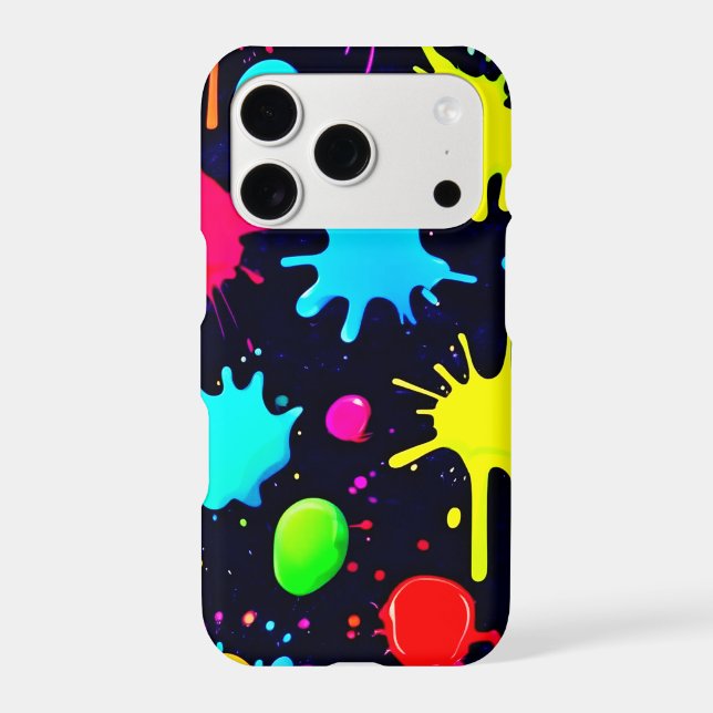 Splatter Art Burst Iphone Case (Back)
