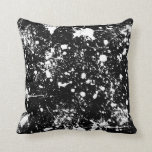 Splatter Art Pattern Throw Pillow