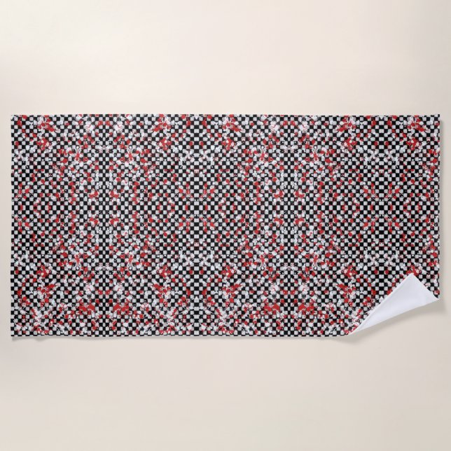Splatter Beach Towel (Front)