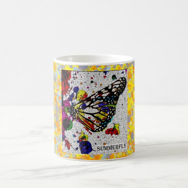 Splatter Butterfly Mug (Center)
