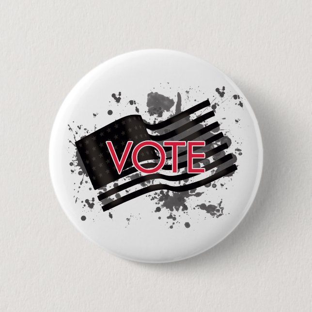 splatter flag-vote button (Front)