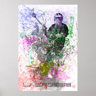 splatter lacrosse poster