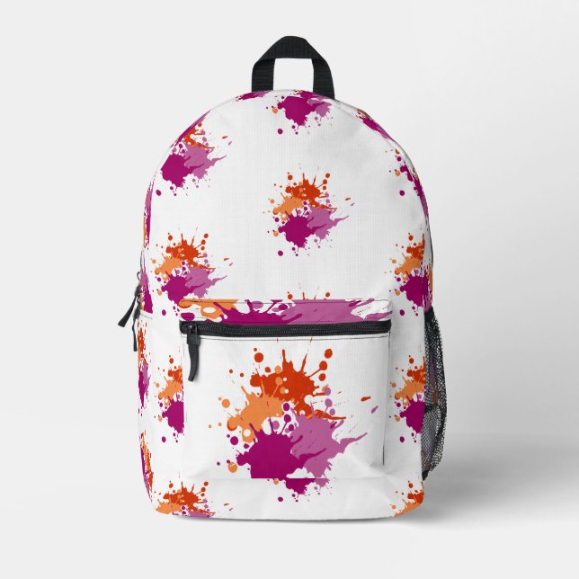 Splatter of Color Backpack (Front)