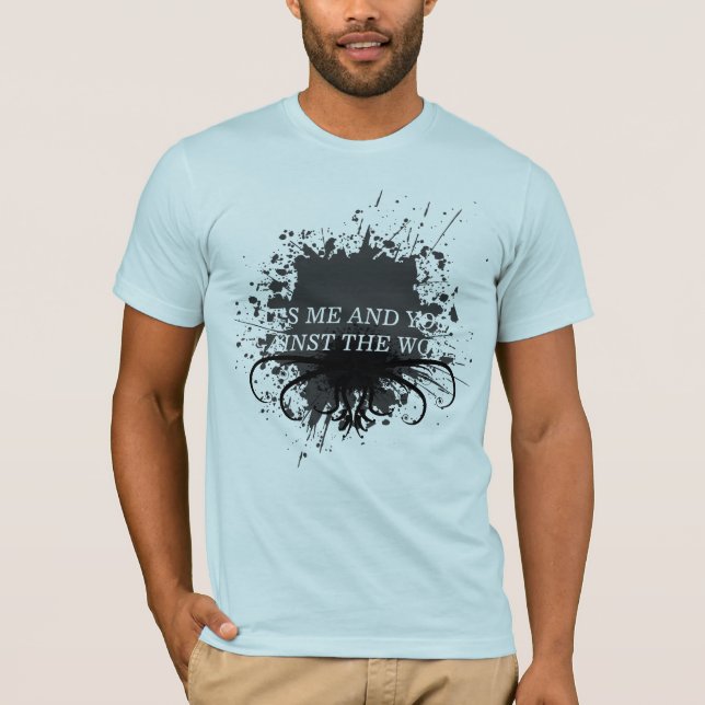Splatter on Light Mens - Customized T-Shirt (Front)