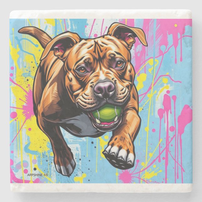 Splatter Paint Coaster  (Front)