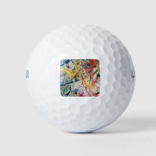 Splatter Paint Golf Balls (Front)