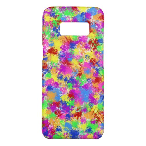 Splatter Paint Rainbow of Bright Color Background Case_Mate Samsung Galaxy S8 Case