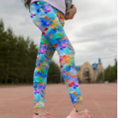 Fracture Rainbow Pretty Womens Leggings Yoga Pants Zazzle