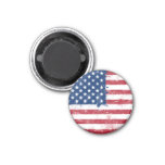 Splatter Painted American Flag Magnet at Zazzle