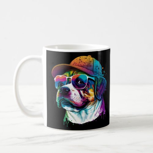 Splatter Pup Abstract Dog Dog  Canine 28  Coffee Mug