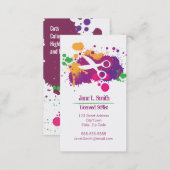 Splatter Scissors Business Card (Front/Back)