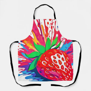 Splatter Strawberry Splash Apron