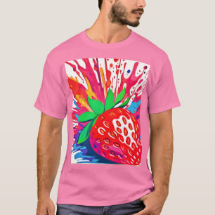 Splatter Strawberry Splash T-Shirt