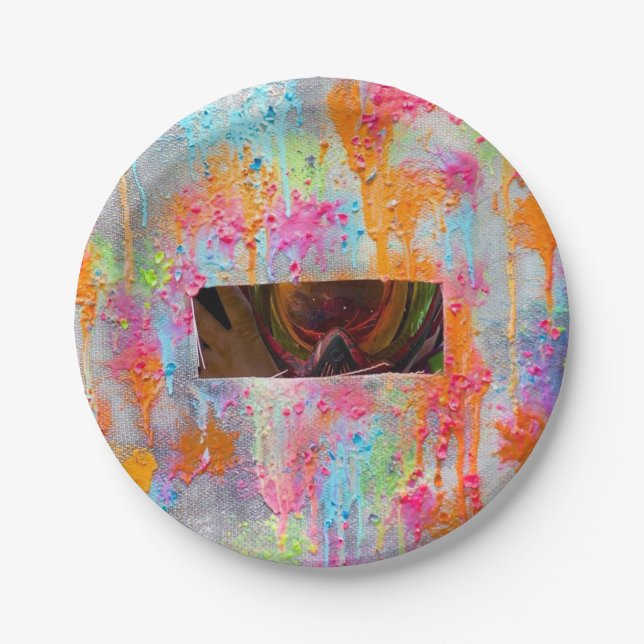 Splatter Surprise Paper Plates (Front)