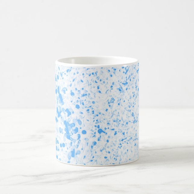 Splatter Texture - Blue Coffee Mug (Center)